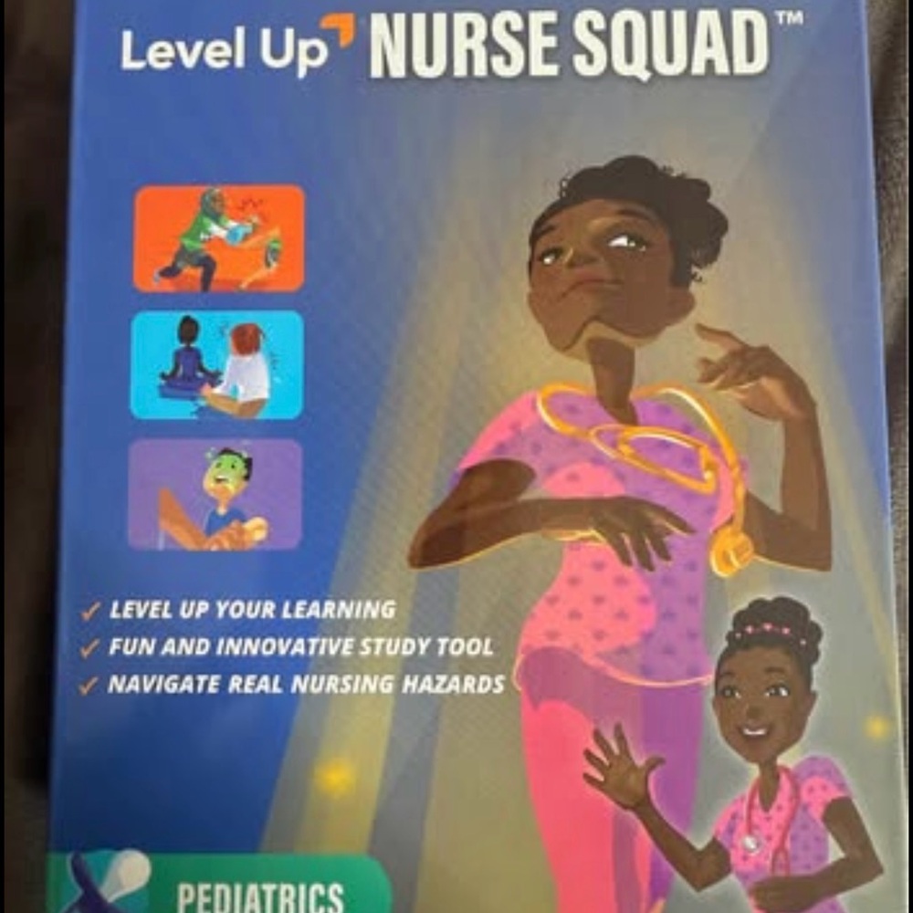 Level up rn pediatrics nurse squad flashcard game